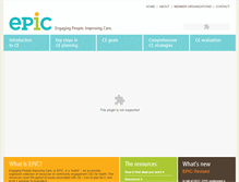 Tablet Screenshot of epicontario.ca